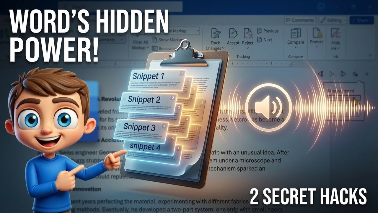 Microsoft Word Clipboard and Read Aloud: Two Favorite Hidden Features