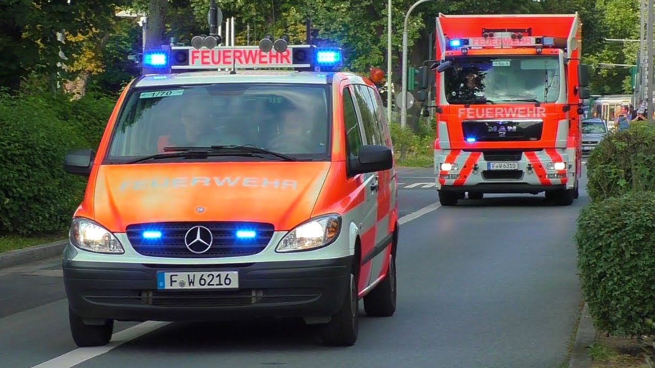 [GW-MESS, GW-AS & LZ] FEUERWEHR FRANKFURT! - Einsatzfahrten Feuerwehr, Rettungsdienst und Polizei!