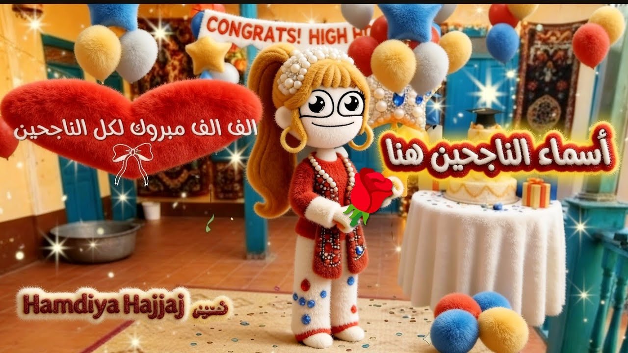 ألف مبروك لكل الناجحين! 🎓 فيديو خاص بأساميكم بناءً على طلبكم ✨