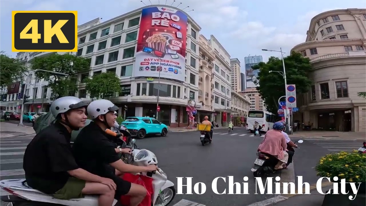 Ho Chi Minh City, Vietnam - 4K Walk