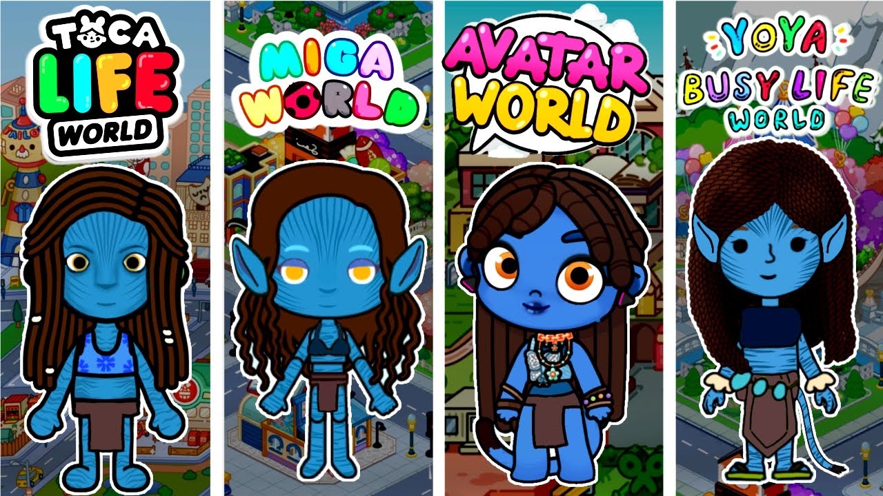 НЕЙТИРИ 🌿💙 | AVATAR 3 в AVATAR WORLD против TOCA BOCA против YOYA против MIGA WORLD