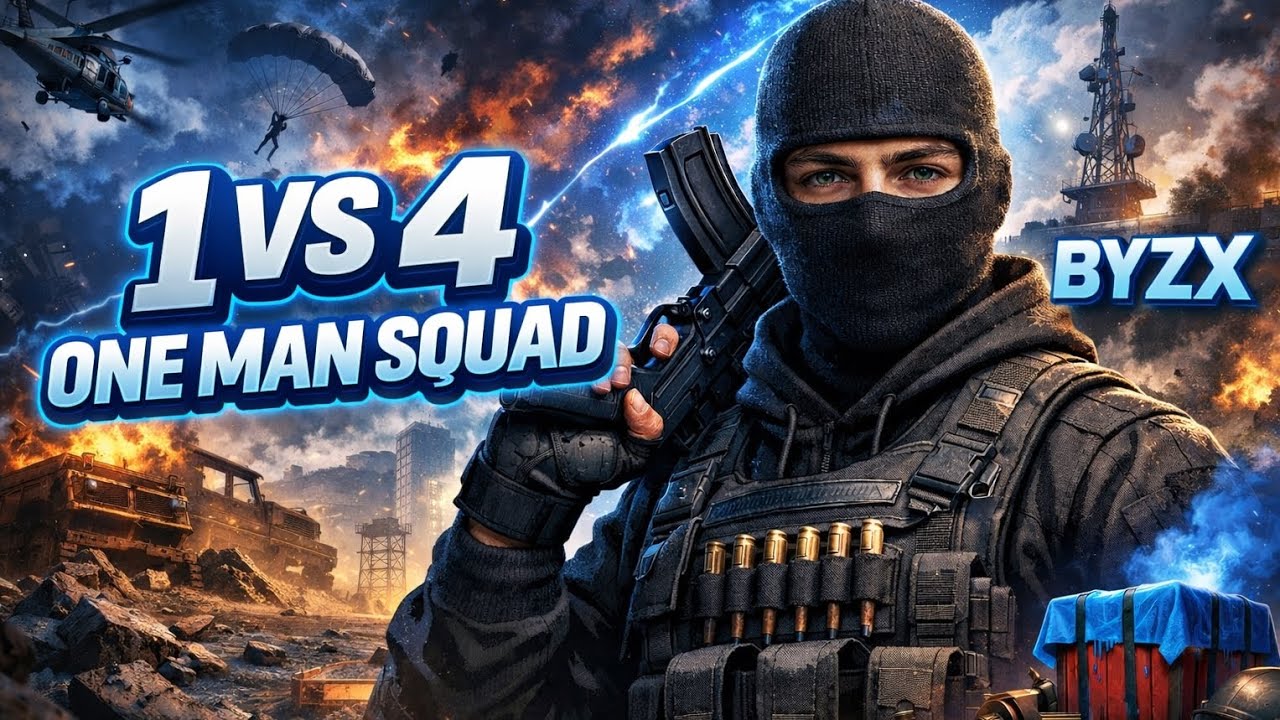1 vs 4 One man squad attım! 
