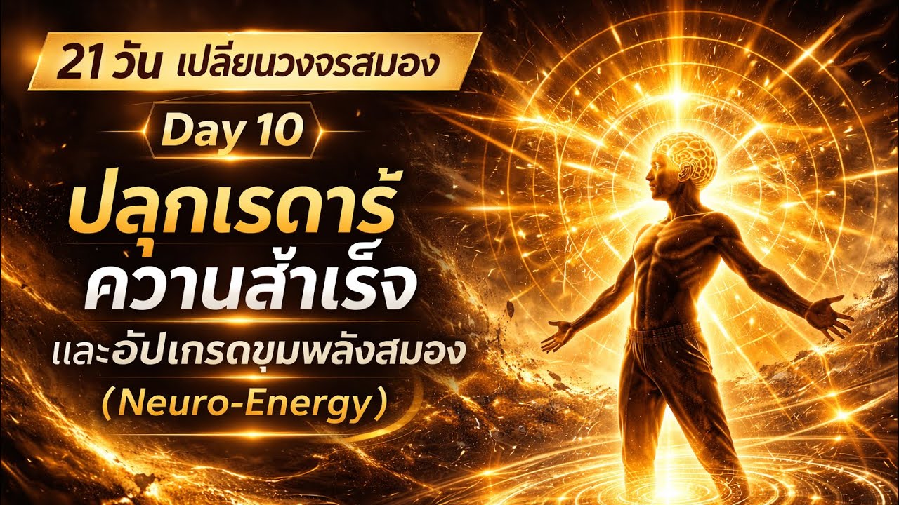 21 วัน เปลี่ยนวงจรสมอง Day 10 : ปลุกเรดาร์ความสำเร็จและอัปเกรดขุมพลังสมอง (Neuro-Energy)