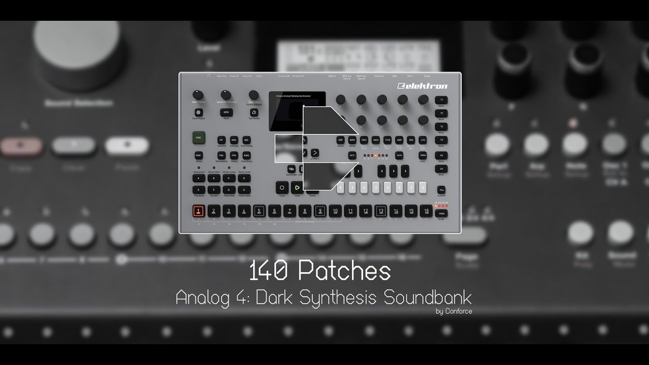 Analog Four: Dark Synthesis Soundbank (DEMO) | CONFORCE