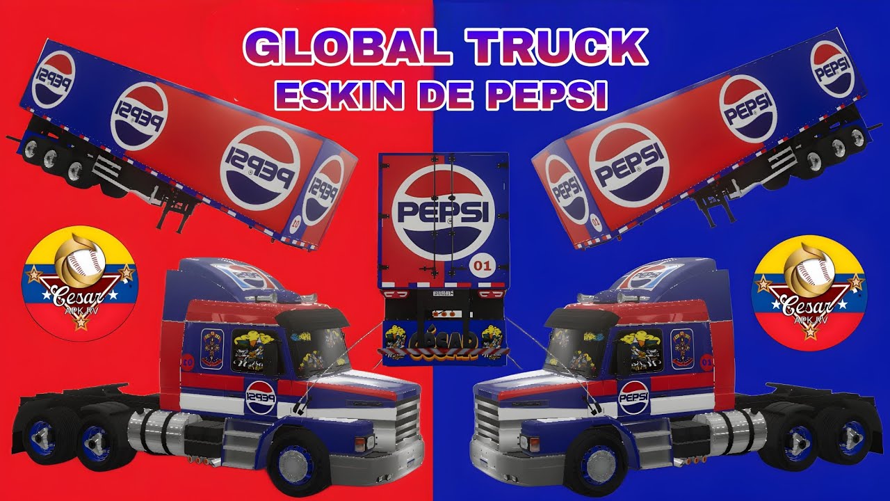 Representando a Venezuela con este bella skin de Pepsi único diseñador mi persona César apk