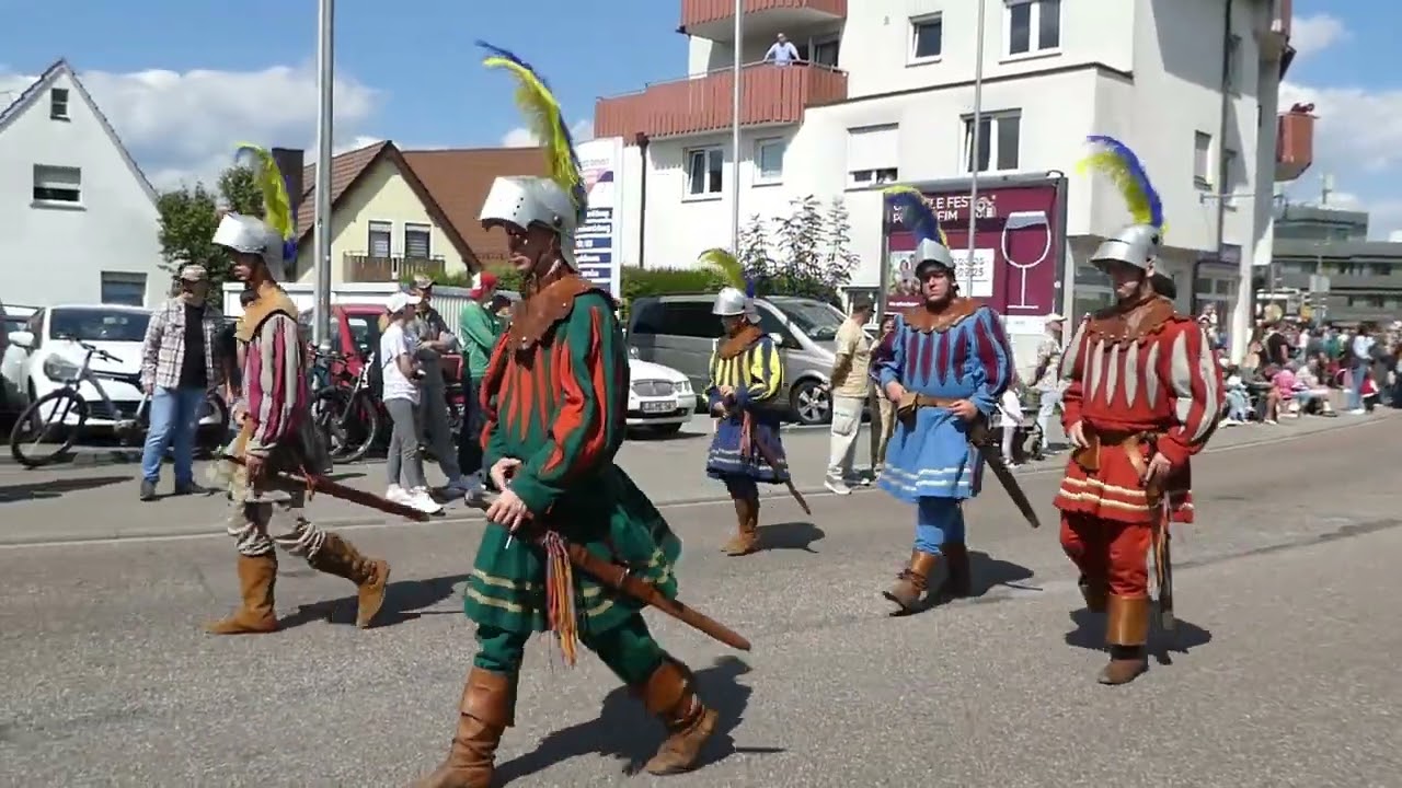 Schäferlauf Markgröningen 2025 Festumzug Teil1