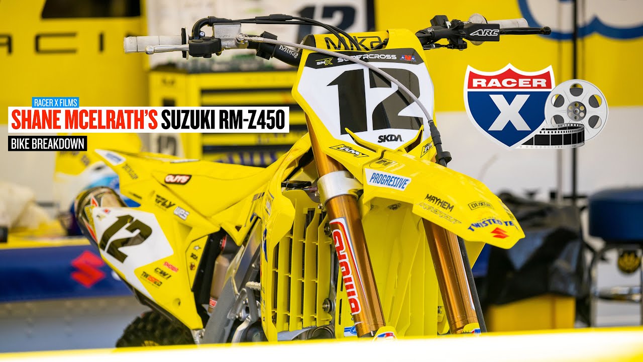 Не просто старт! Разбираем Suzuki RM-Z450 Шейна МакЭлрата | Фильмы Racer X