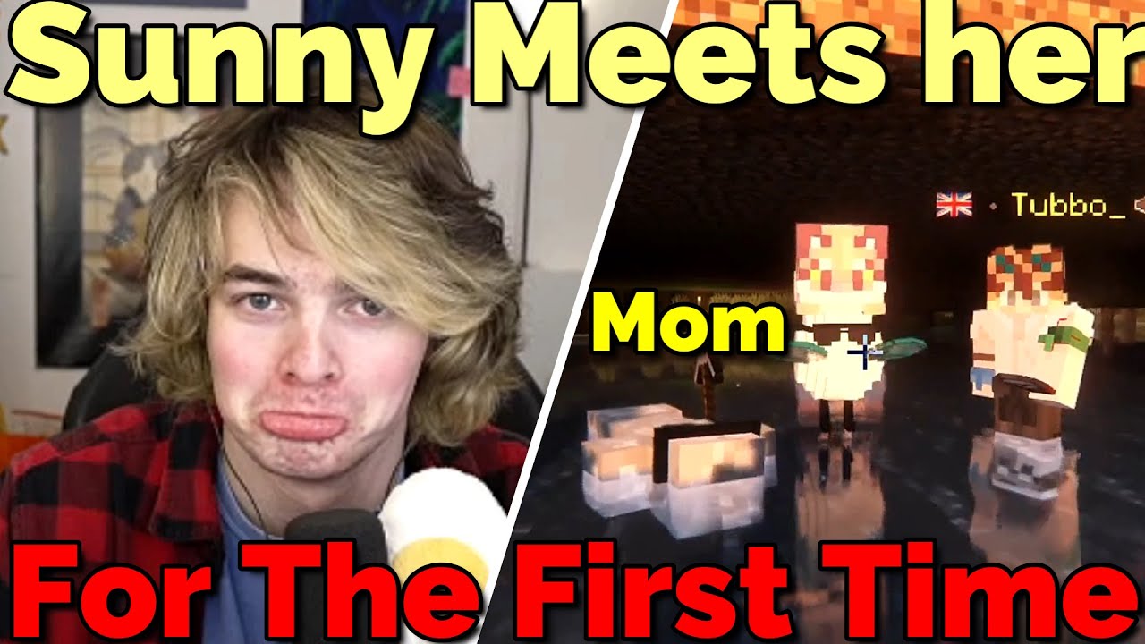Sunny Meets HER MOTHER FOR the FIRST TIME on QSMP Minecraft