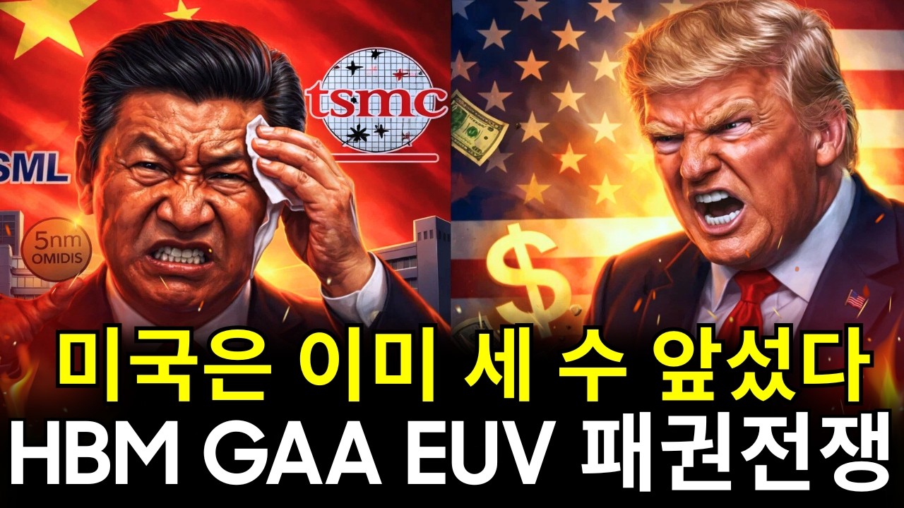 미중 반도체 전쟁 2라운드: HBM·GAA 봉쇄와 중국의 EUV 도전, 한국의 선택은?