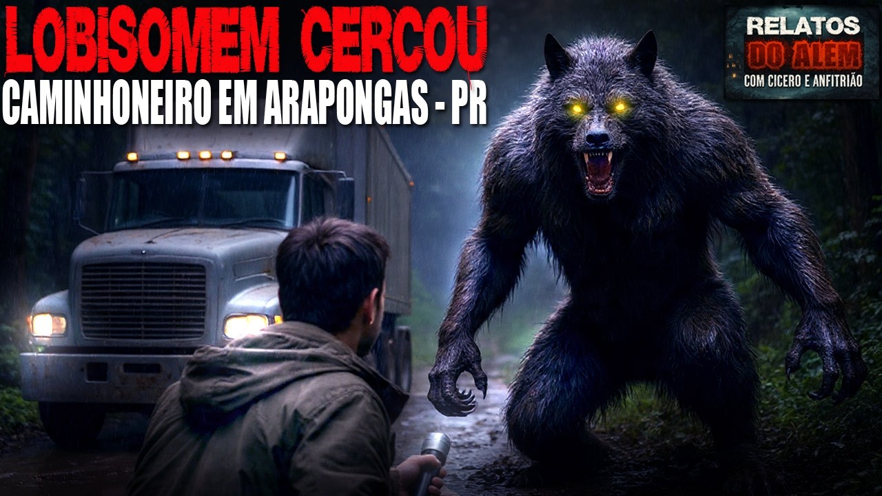 Lobisomem e o Caminhoneiro na Estrada de Arapongas - PR [INÉDITO] - Relatos Da Fera | 1080p