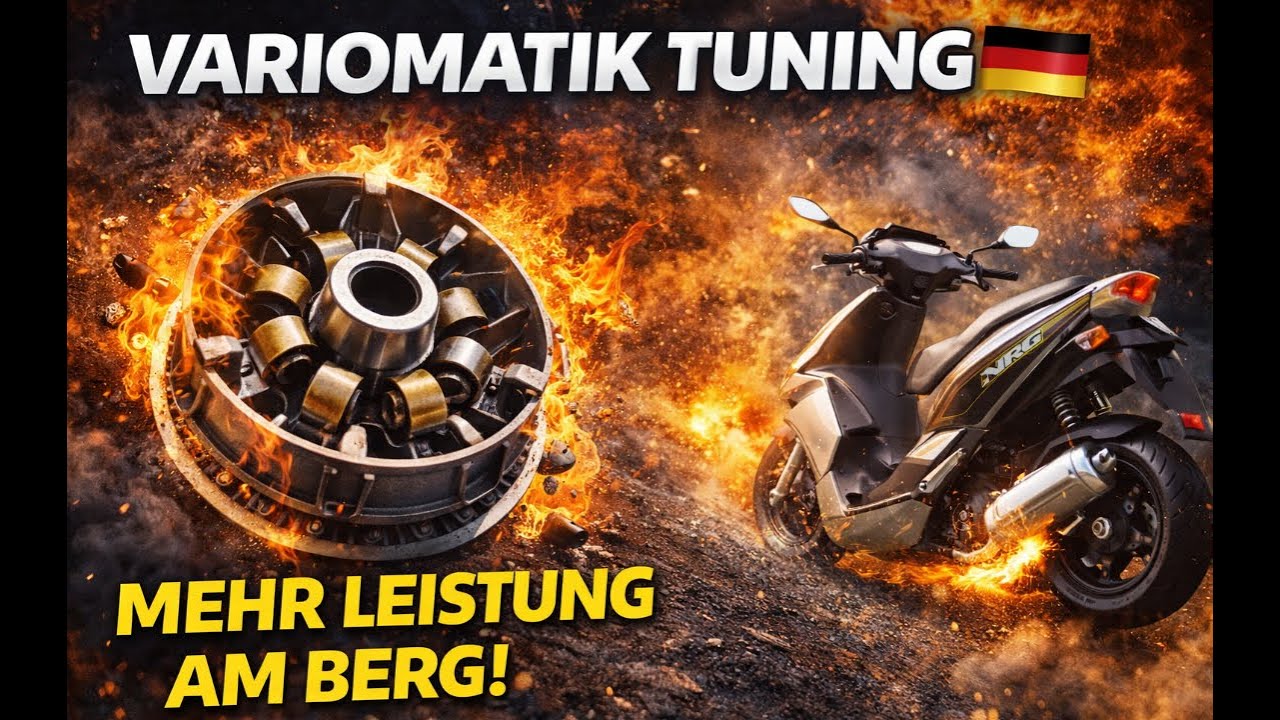 Piaggio Scooter Tuning Projekt 🇩🇪 | Variogewichte für mehr Power & Bergfahrt