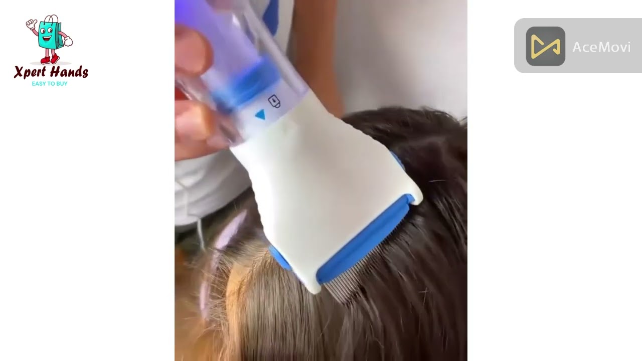V Comb Head Filter Lice Treatment Machine Electric Removal Machine Anti Nits Lice Egg Removal Machin