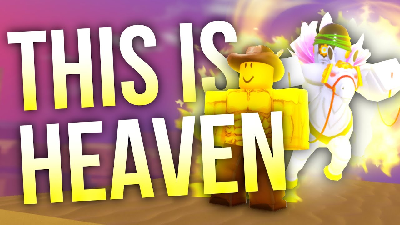 The HEAVEN UPDATE In This Roblox JoJo Game..