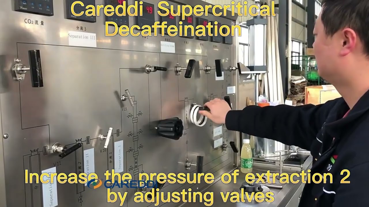 Green Coffee Beans Decaffeination Supercritical co2  extraction machine