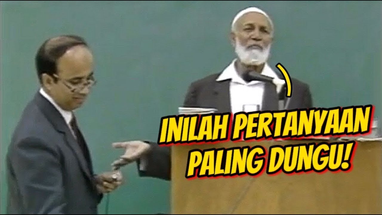 Ahmed Deedat : PERTANYAAN PALING MUNAFIK YANG SAYA TEMUI❗
