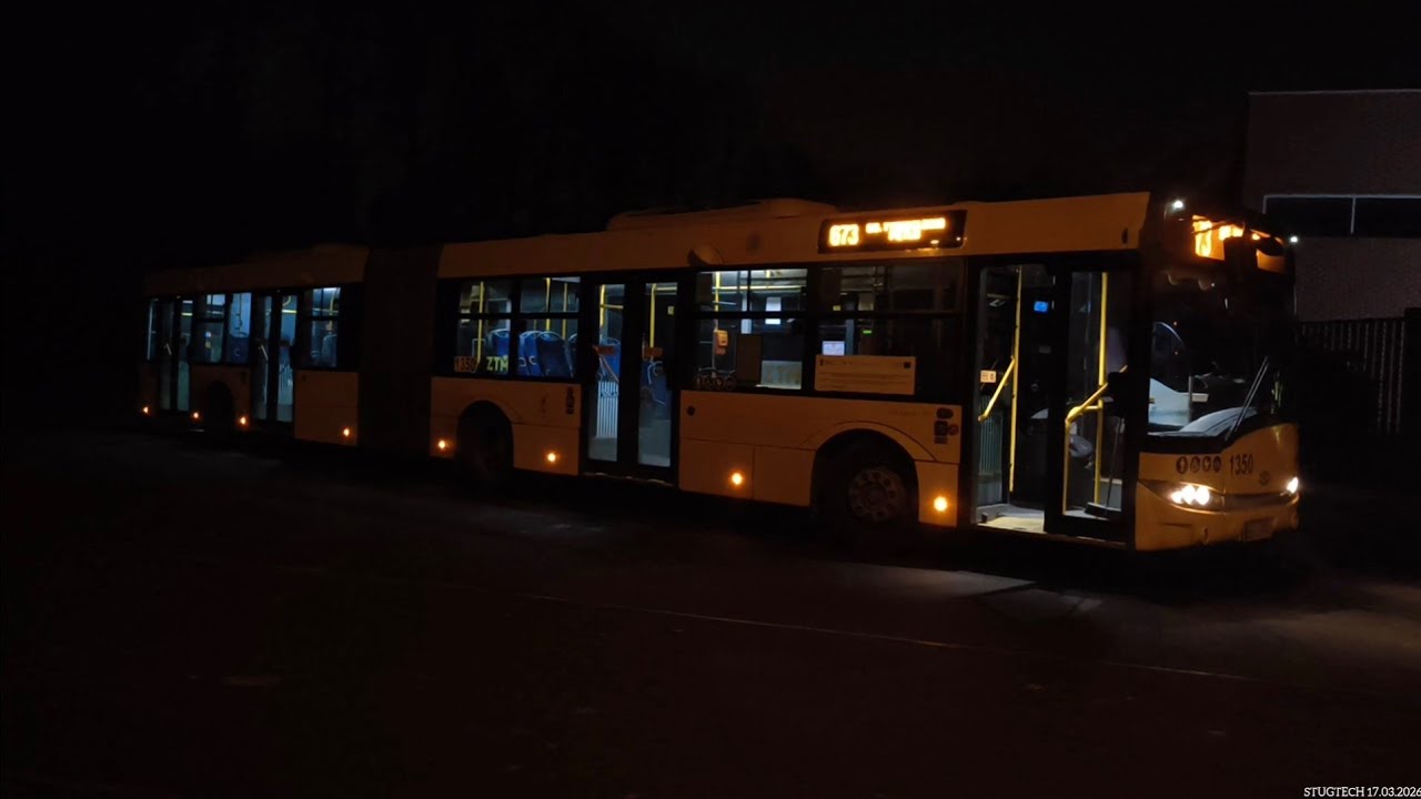 Linia 673 [Katowice] kurs w nocy Murcki Szyb Stanisław - Osiedle Tysiąclecia Pętla
