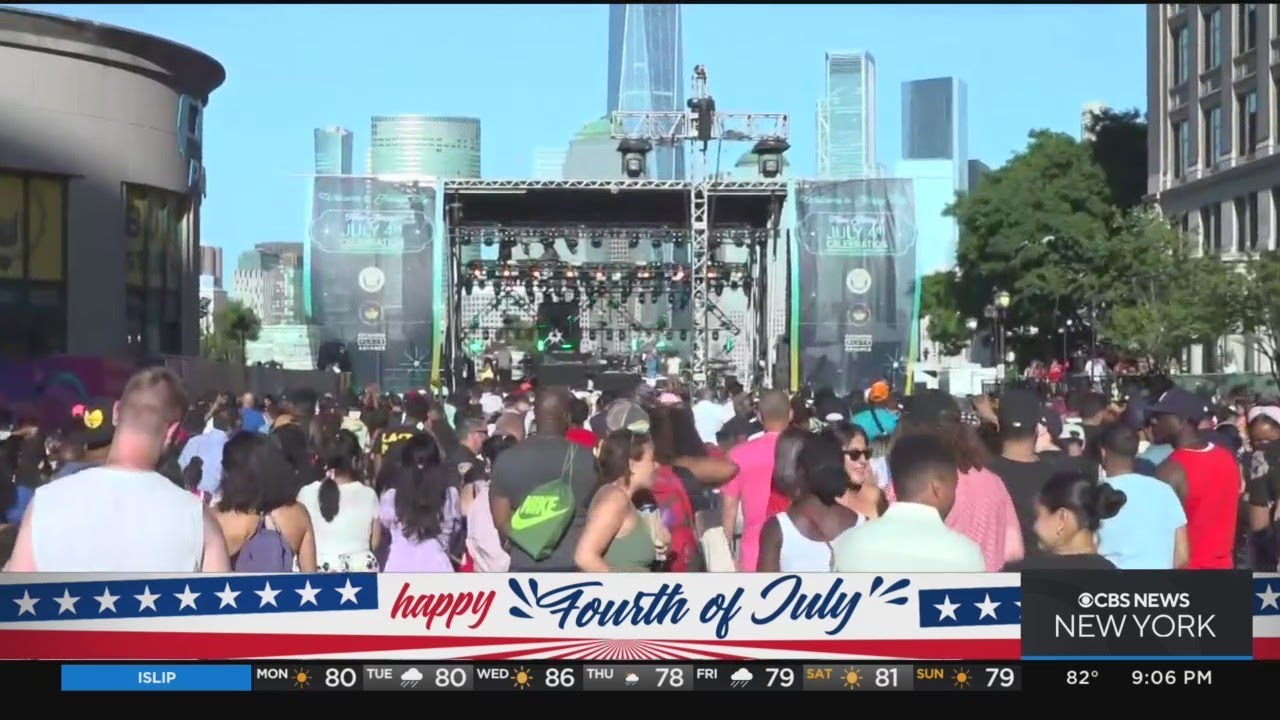 Downtown Jersey City Hosts New Jersey's biggest July 4th celebration