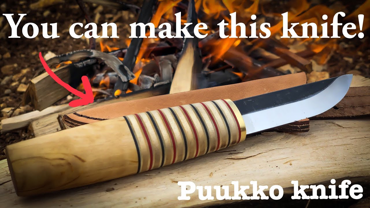 How to make knife from a KIT (Using hand tools only!)