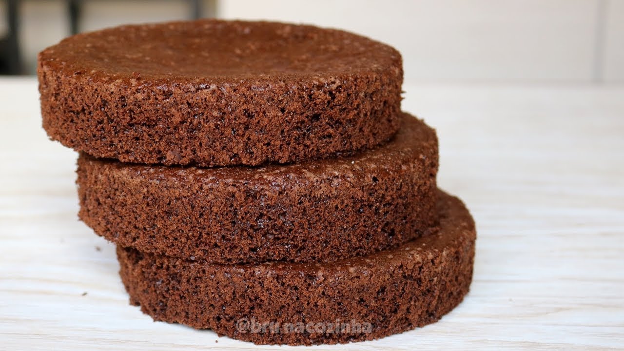 MASSA DE CHOCOLATE PARA NAKED CAKE - MASSA ESTRUTURADA - Bru na Cozinha