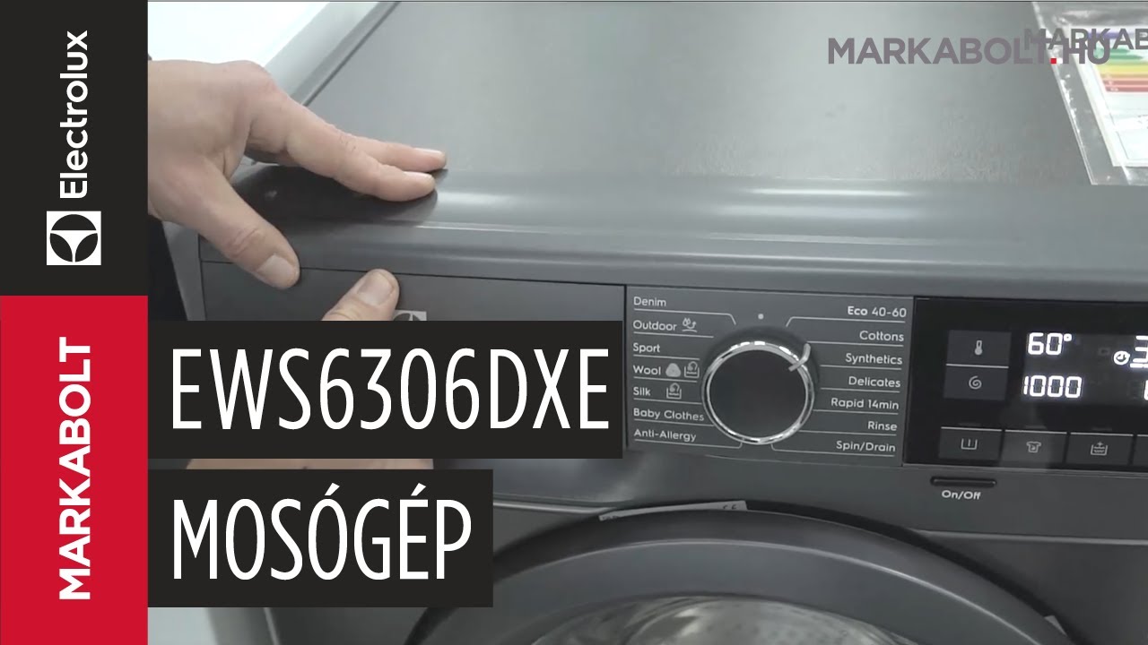 Electrolux EWS6306DXE elöltöltős mosógép – Márkabolt.hu