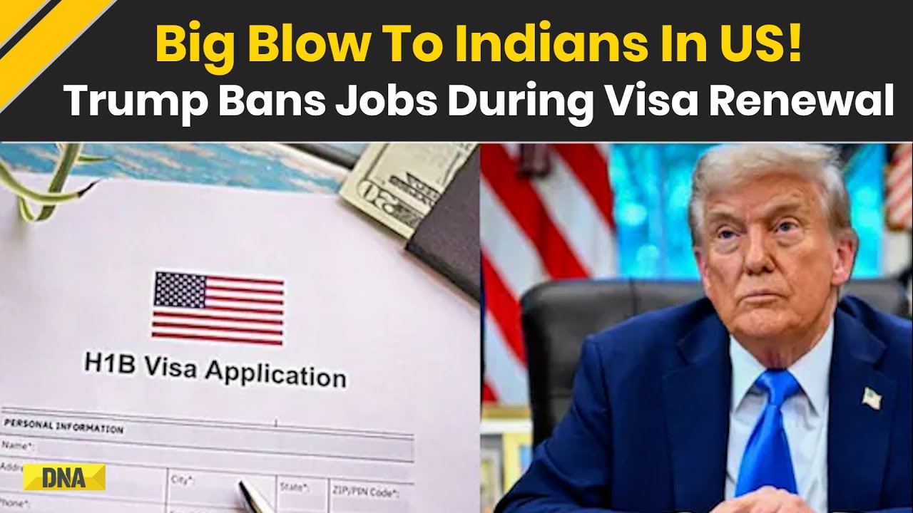 Trump News: Trump&rsquo;s Visa Rule Change Hits Indians Hard, Work Ban During Renewal