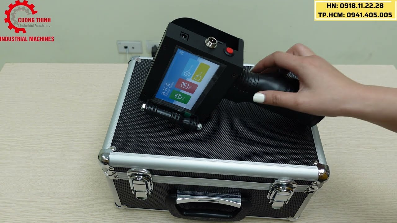 Hướng dẫn đổi đầu phun và tăng độ đậm nhạt của mực trên máy in date cầm tay MX3