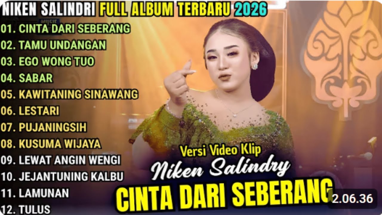 CINTA DARI SEBERANG - NIKEN SALINDRI FULL ALBUM TERBARU 2026 || KEMBAR MUSIC DIGITAL TERBARU 2026