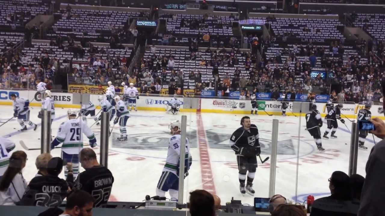 Game 4 Canucks at Kings 4/18/12.
