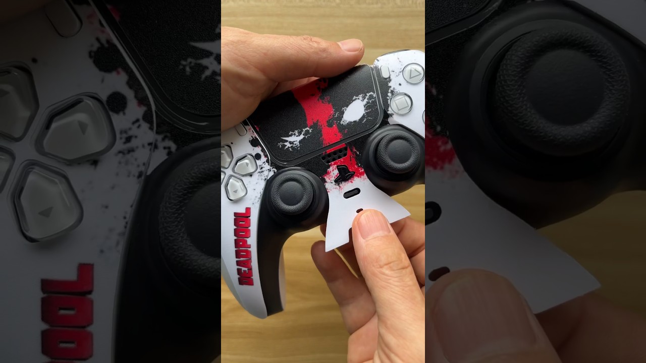 Deadpool 3 Skin for PS5 DualSense Controller #gaming #ps5 #ps5controller #deadpool #deadpool3