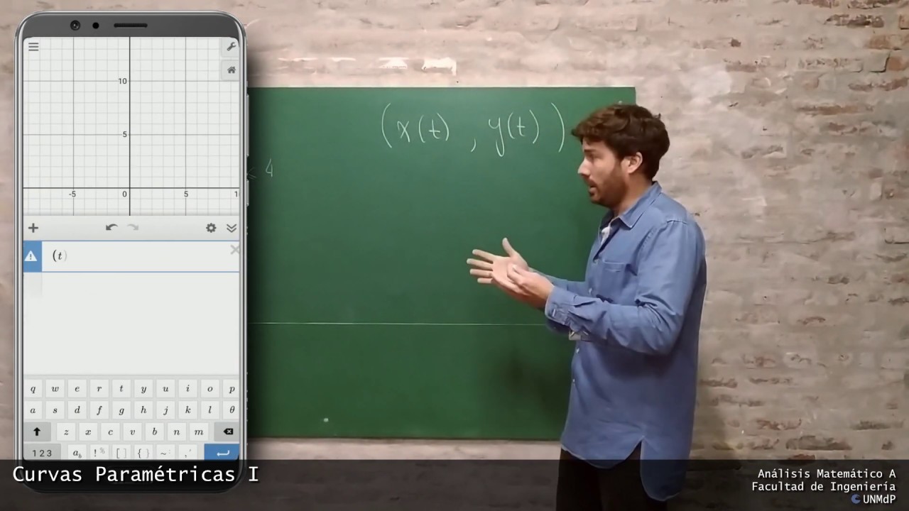 I - ¿Qué es una curva paramétrica? ¿Cómo la graficamos?