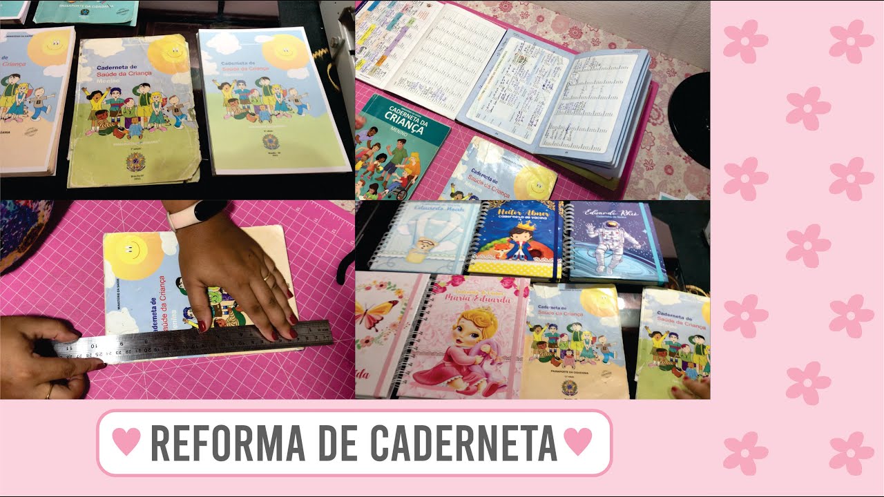REFORMA DE CADERNETA DE VACINA PERFEITA I TÉCNICAS E DICAS I Larissa Luz