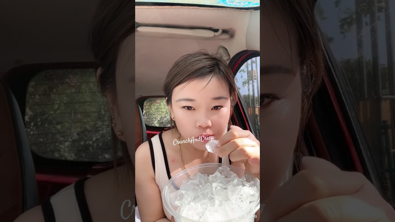 ASMR HARD ICE EATING / CRUSHED ICE / THIN ICE / WHITE ICE