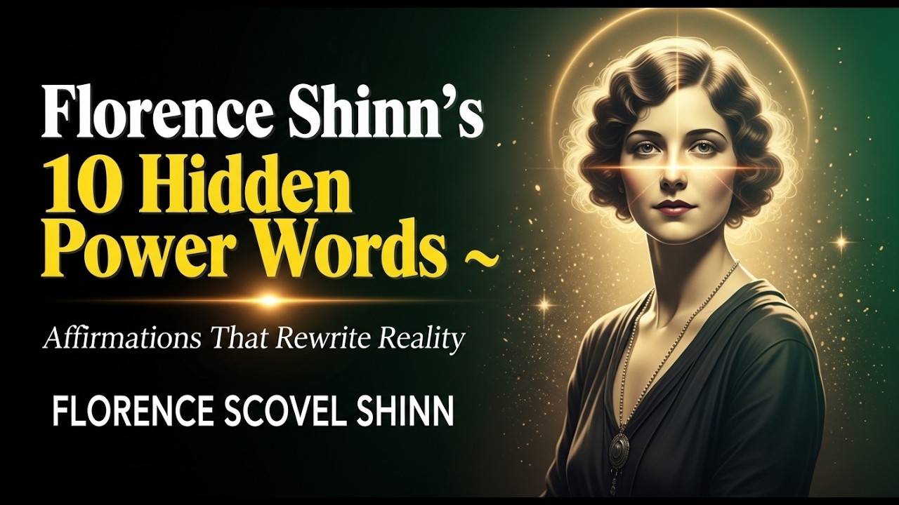 10 Most Powerful Affirmations EVER (Life-Changing) | Florence Scovel Shinn Inspired Manifestation