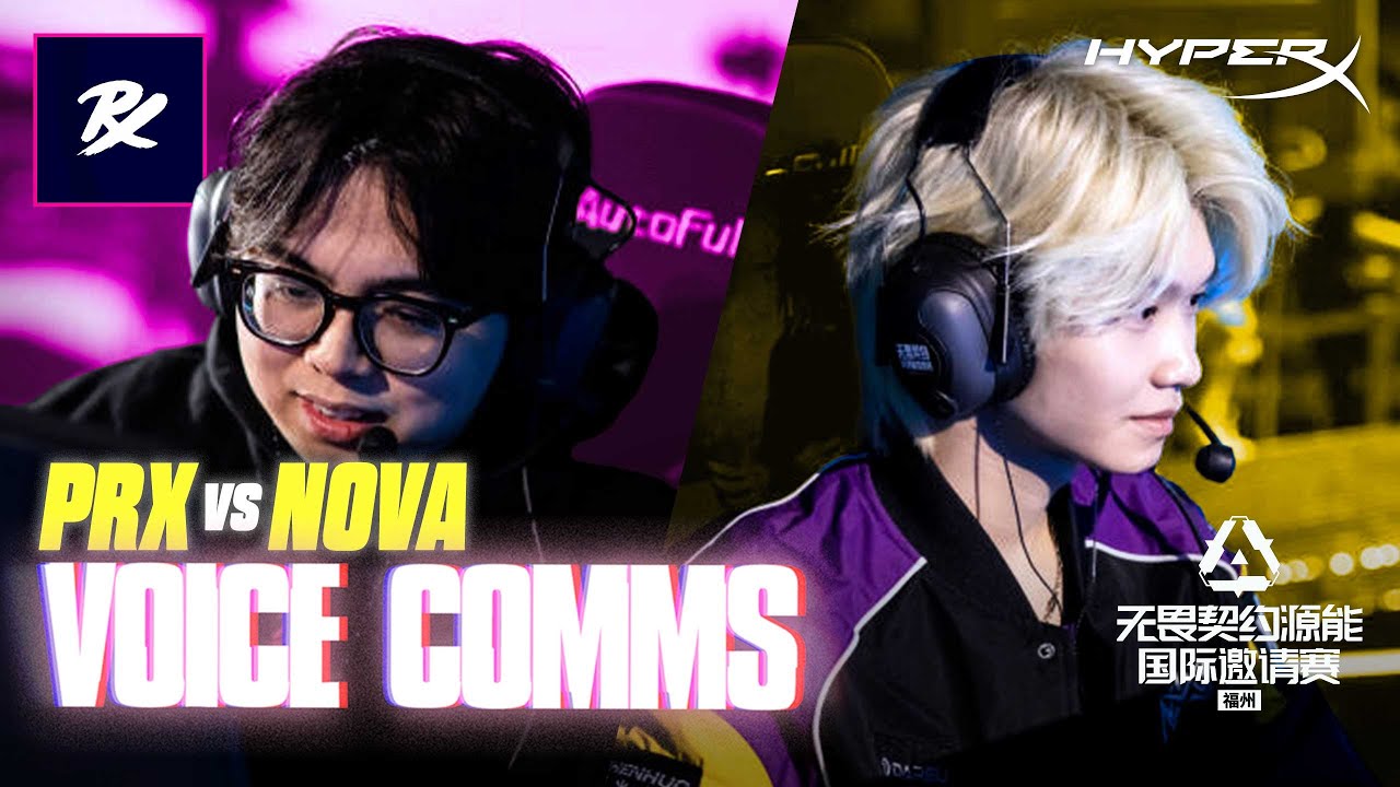 Paper Rex против Nova Esports | Проверка микрофона HyperX