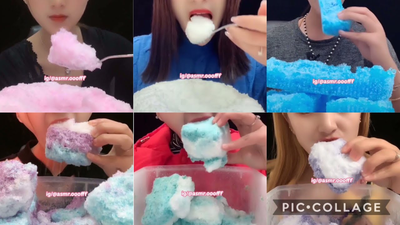 ONLY BITES! HER MOST SQUEAKIEST 🥶 ICE EATING ASMR❄️ OF ALL TIME👑