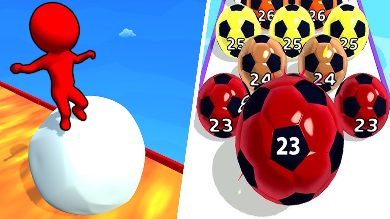 Snow Race 3D vs Marble Run 3D  🟣🧿🟢Walkthrough Max Levels Android IOS Gameplay BTR1
