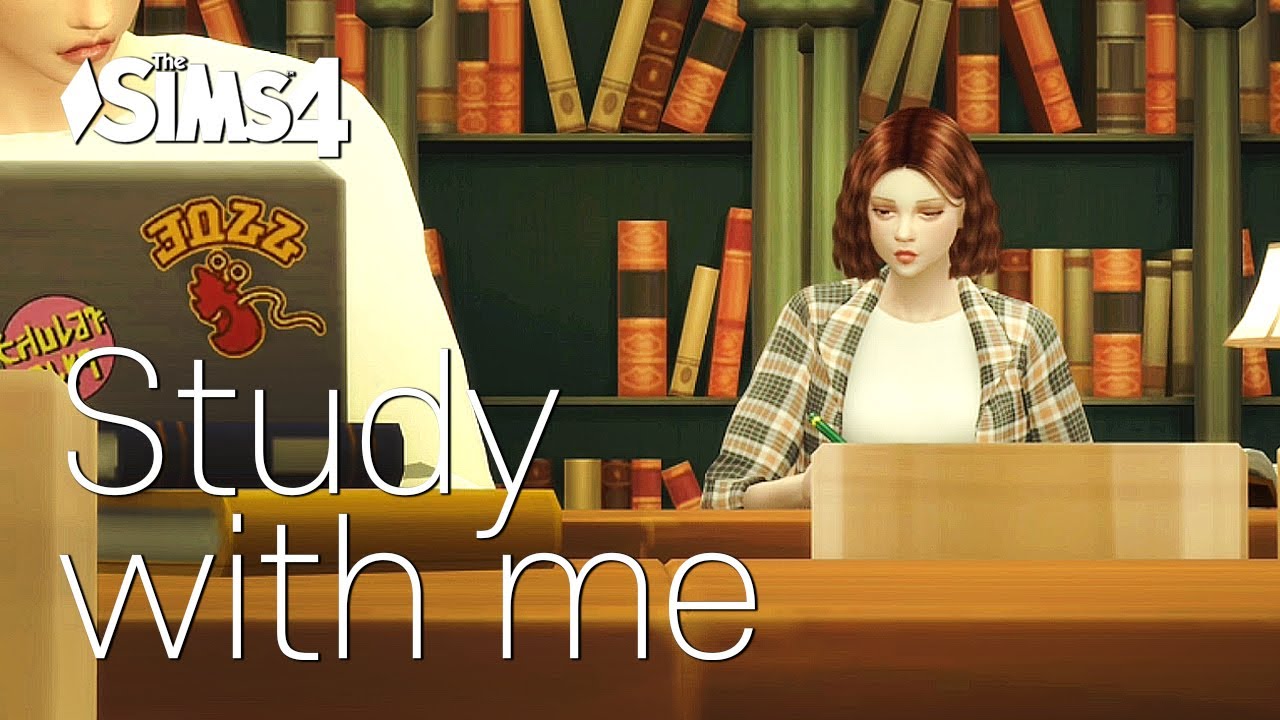 도서관 공부 ASMR [심즈4]