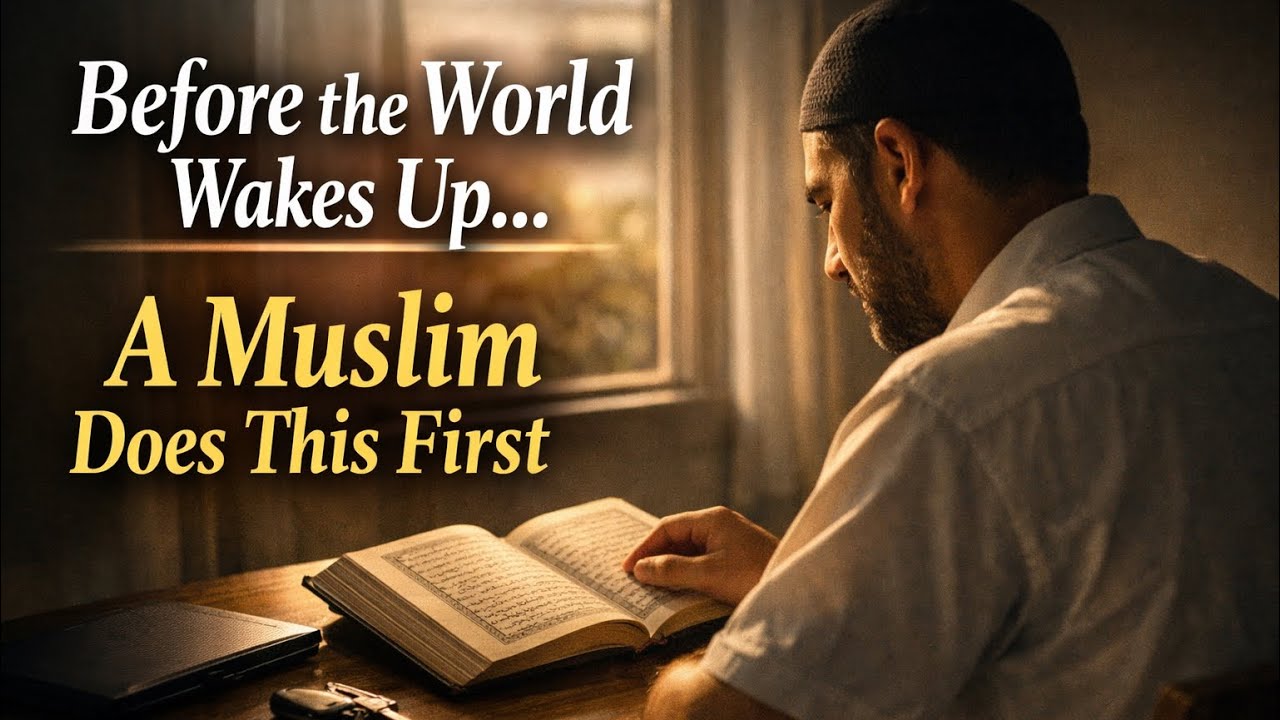 Before the World Wakes Up… A Muslim Does This First