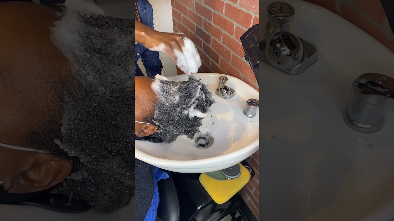 Hair wash asmr