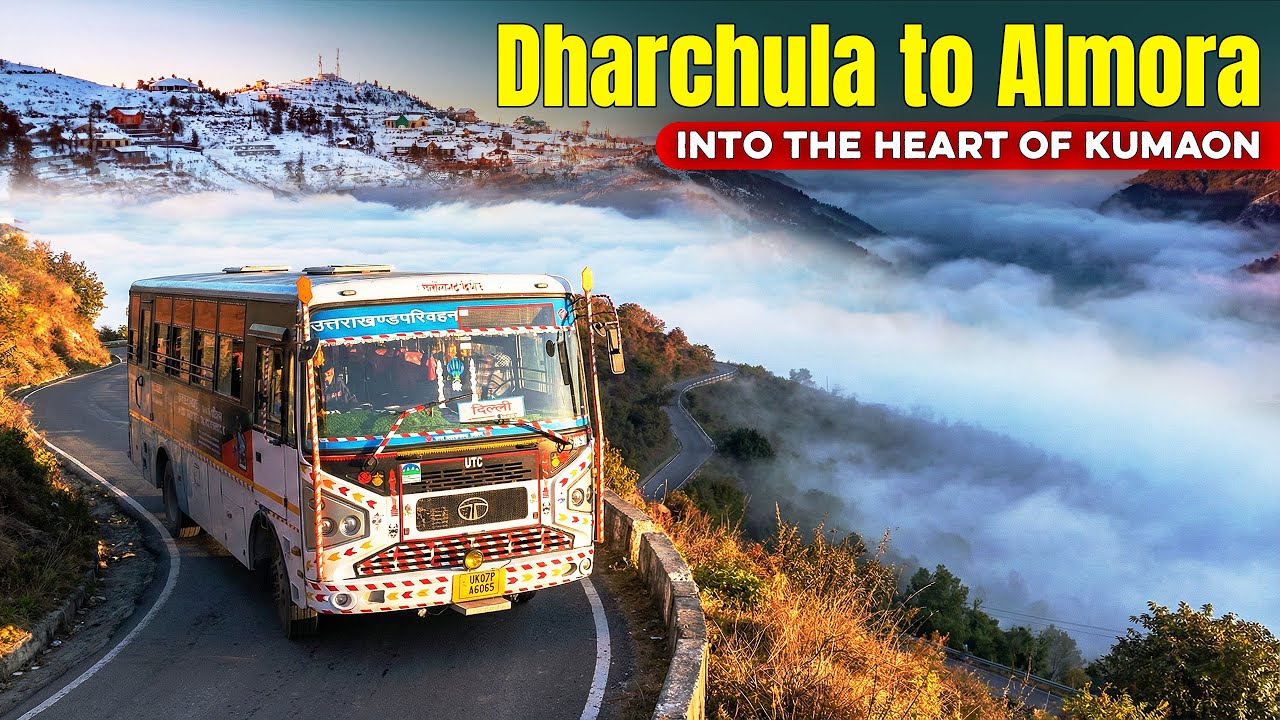 DHARCHULA TO ALMORA – A Beautiful Journey Through Kumaon | UTC Bus | Himbus
