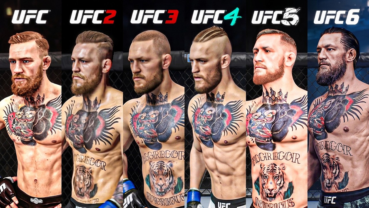 Конор Макгрегор во всех играх UFC (МАКСИМАЛЬНАЯ СЛОЖНОСТЬ)