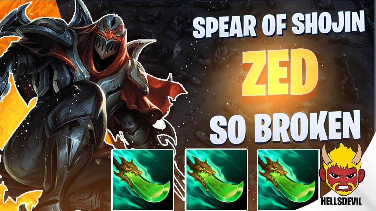 WILD RIFT | SPEAR OF SHOJIN Zed Build Breaks The Game! | Challenger ... Gameplay | Guide & Build