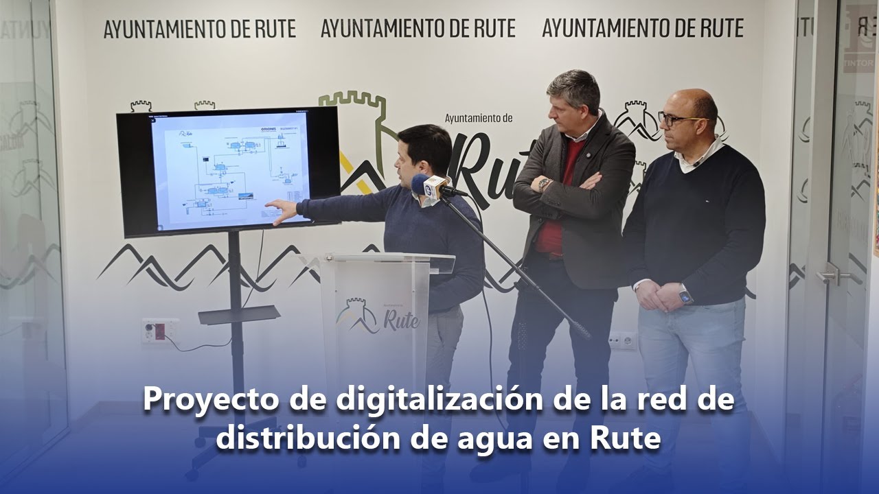 Proyecto de digitalización de la red de distribución de agua en Rute