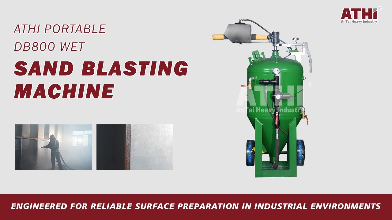 ATHI Portable DB800 Wet Sand Blasting Machine｜See the transformation