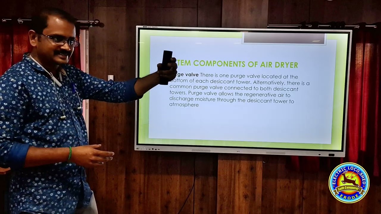 Air Dryer Testing and Quality of Air - By Shri  A Loganath