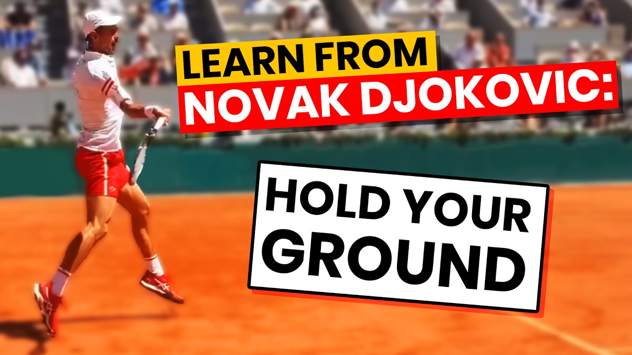 Improve Your Tennis Game By Holding Your Ground On The Baseline