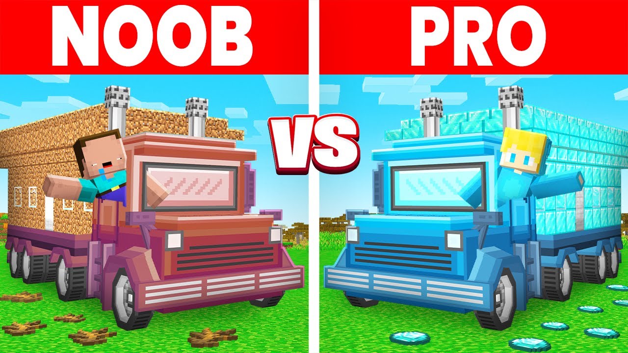 Billy Arm vs Ukri Reich TRUCK Bau Challenge in Minecraft