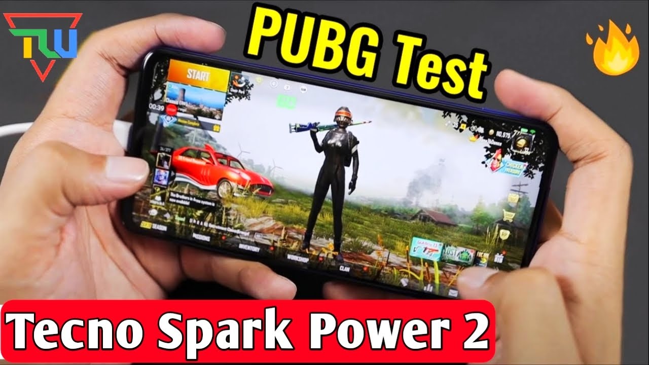 Tecno Spark Power 2 PUBG Test, Gaming Test with FPS, Graphics Settings, Heating & Battery Test Hindi