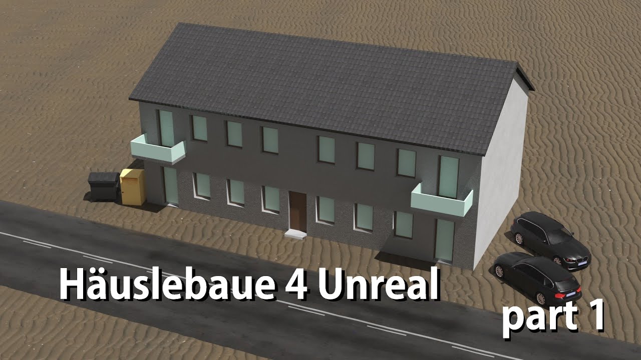 simple Häuser erstellen in Blender  2.8 Teil 1 - der Rohbau