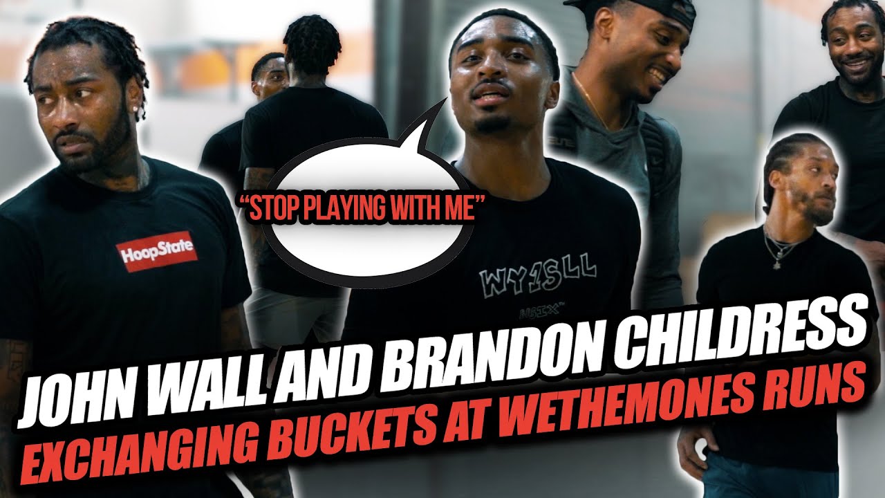 John Wall And Brandon Childress Exchanged Some Tough Buckets  At WeThemOnes Runs In Miami
